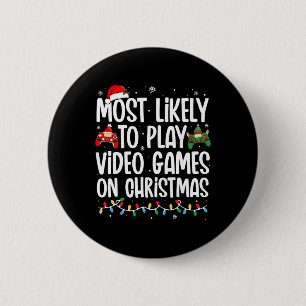Badge Rond 5 Cm Plus susceptible de jouer aux jeux vidéo sur la fa