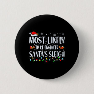 Badge Rond 5 Cm Plus susceptible de réaménager le traîneau du Père