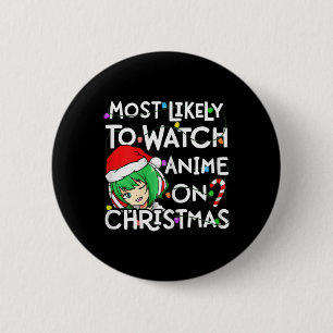 Badge Rond 5 Cm Plus susceptible de regarder des animés sur un cha