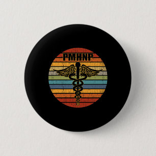 Badge Rond 5 Cm Pmnhp Psychiatrique Infirmière Praticien Caduc Méd