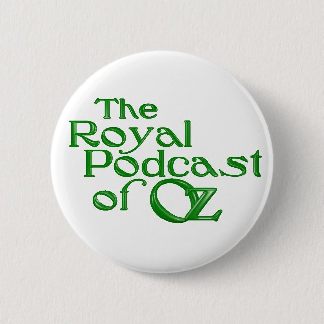 Badge Rond 5 Cm Podcast royal de Pin d'once (Devant)