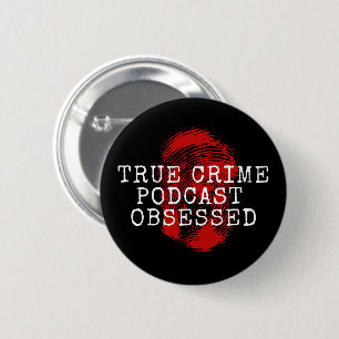 Badge Rond 5 Cm Podcast sur le crime réel observé