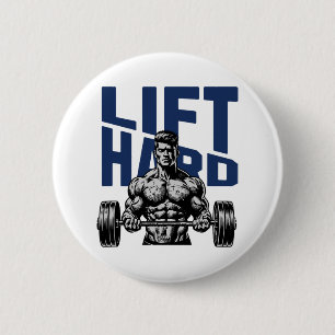 Badge Rond 5 Cm Poids Bodybuilding Gym Motivation Dit
