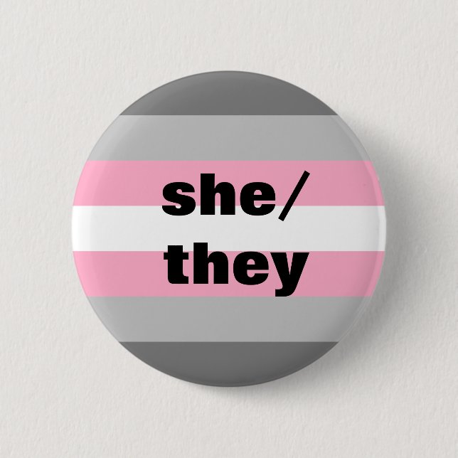 Badge Rond 5 Cm Poignée Demigirl (Devant)