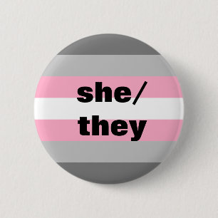 Badge Rond 5 Cm Poignée Demigirl