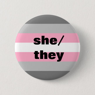 Badge Rond 5 Cm Poignée Demigirl