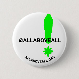 Badge Rond 5 Cm Poignée/exclamation de gazouillement