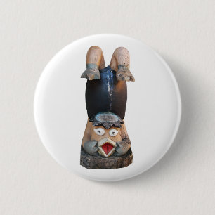 Badge Rond 5 Cm Poignée Kappa 河 童