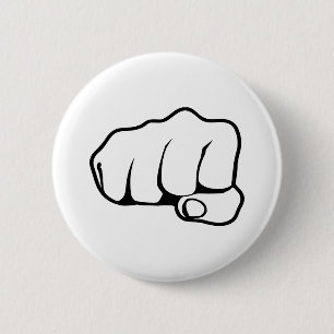 Badge Rond 5 Cm Poing