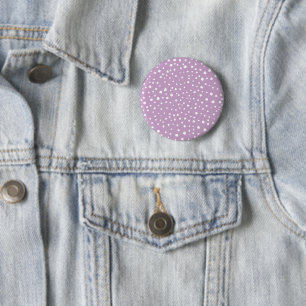Badge Rond 5 Cm Points Dalmatiens Lilac, Points Dalmatiens, Pots D