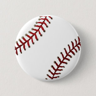 Badge Rond 5 Cm Points de base-ball