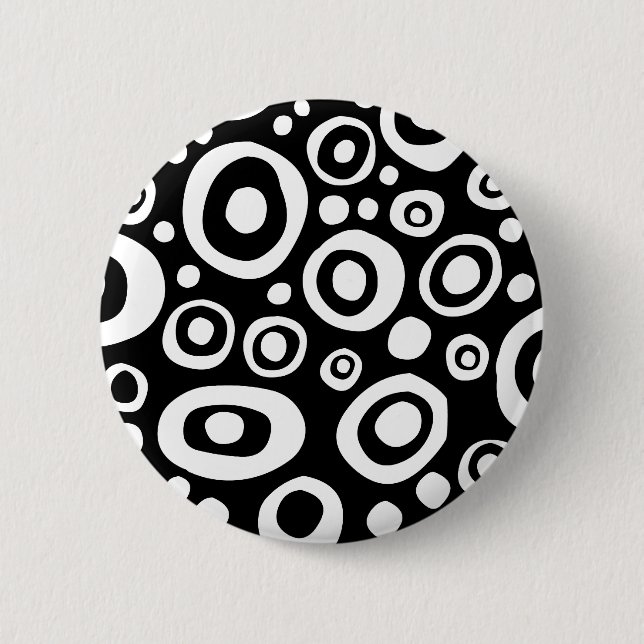 Badge Rond 5 Cm Points et cercles - 04 (Devant)