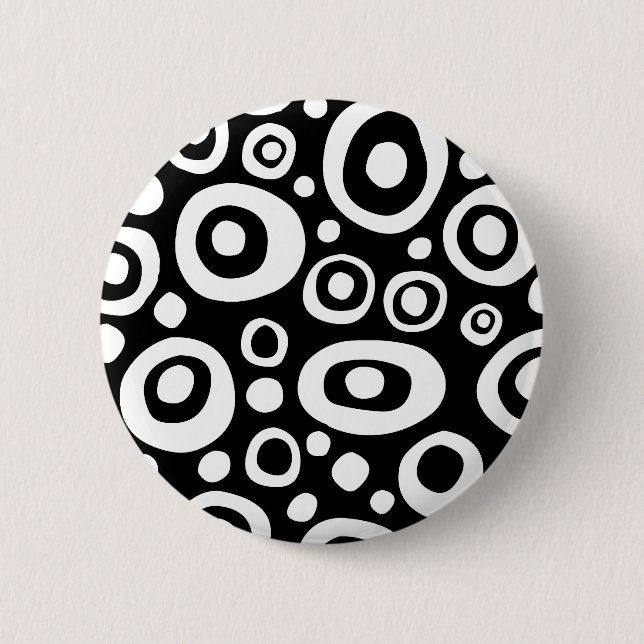 Badge Rond 5 Cm Points et cercles - 06 (Devant)