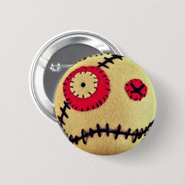 Badge Rond 5 Cm Poison de Tan de vaudou (Devant & derrière)