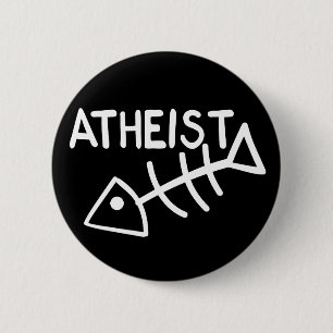Badge Rond 5 Cm Poissons athées