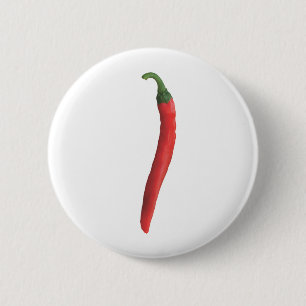 Badge Rond 5 Cm Poivron Hot Chile