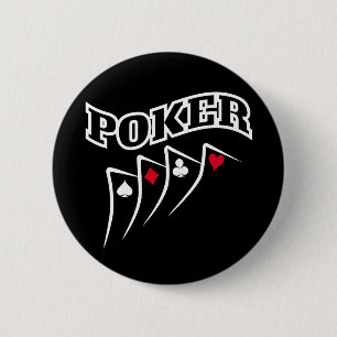 Badge Rond 5 Cm Poker