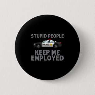 Badge Rond 5 Cm Police Art Pour Hommes Femmes Cop Police Police Po