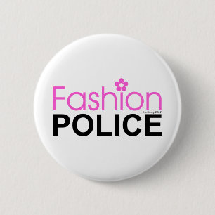 Badge Rond 5 Cm Police de mode