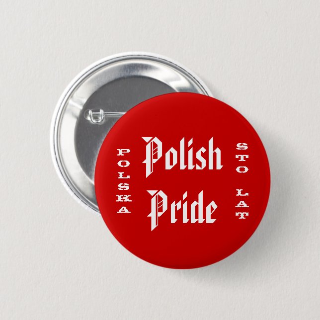 Badge Rond 5 Cm Polska Polska Sto Lat (Devant & derrière)
