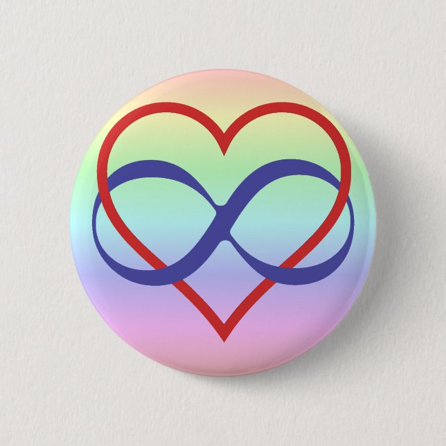 Badge Rond 5 Cm Poly insigne étrange (Devant)