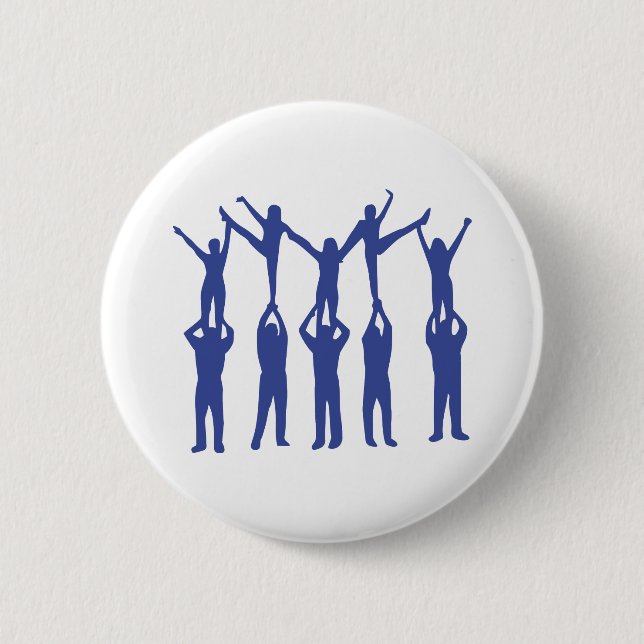 Badge Rond 5 Cm Pom-pom girl (Devant)