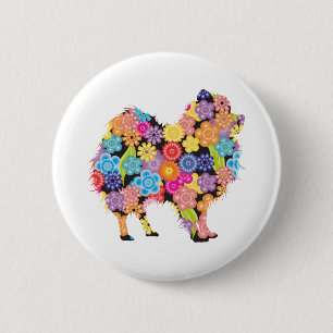Badge Rond 5 Cm Pomeranian
