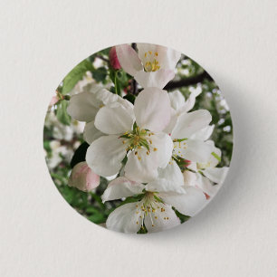 Badge Rond 5 Cm Pomme de feu