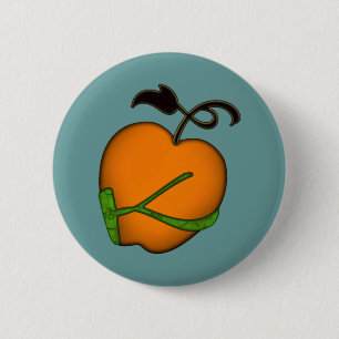 Badge Rond 5 Cm Pomme dorée d'Eris
