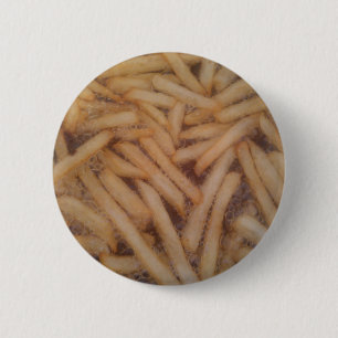Badge Rond 5 Cm Pommes frites délicieuses