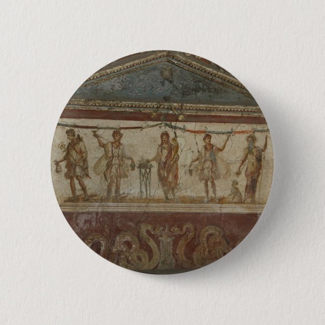 Badge Rond 5 Cm Pompéi Treasures bouton personnalisé (Devant)