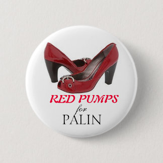 Badge Rond 5 Cm POMPES ROUGES pour Palin