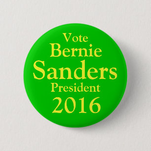 Badge Rond 5 Cm Ponceuses de Bernie pour le président