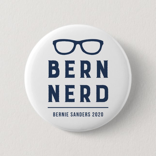 Badge Rond 5 Cm Ponceuses drôles de Bernie de hippie pour le (Devant)