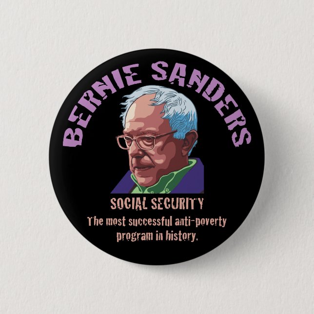 Badge Rond 5 Cm Ponceuses SSI de Bernie (Devant)