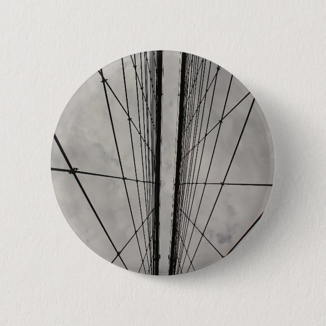 Badge Rond 5 Cm Pont de Brooklyn (Devant)
