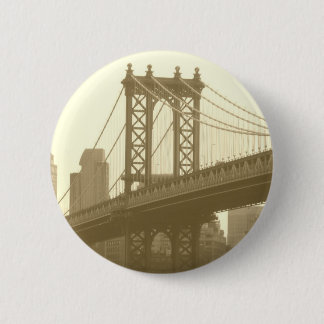 Badge Rond 5 Cm Pont de Manhattan