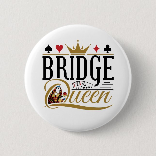 Badge Rond 5 Cm Pont Queen (Devant)