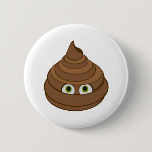 Badge Rond 5 Cm Poop