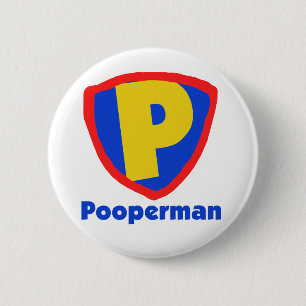 Badge Rond 5 Cm Pooperman
