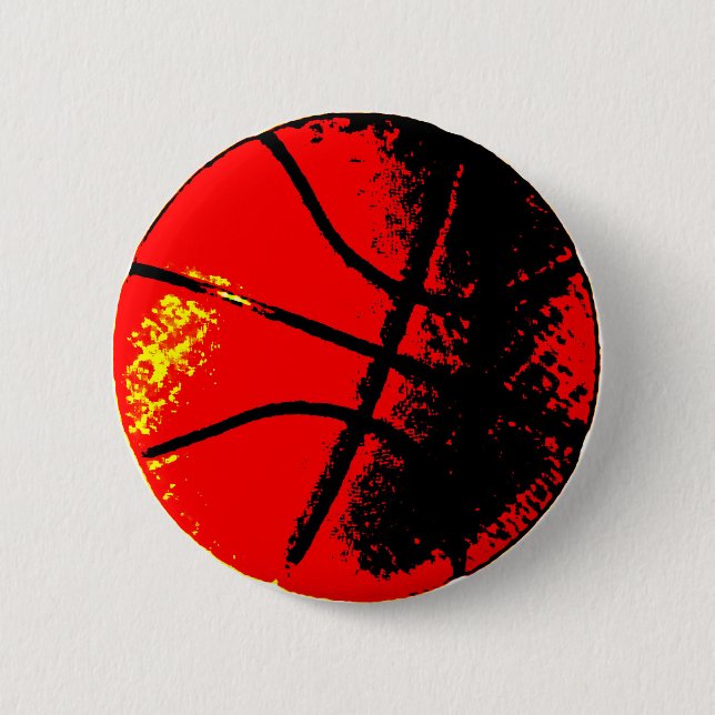 Badge Rond 5 Cm Pop Art Basket (Devant)