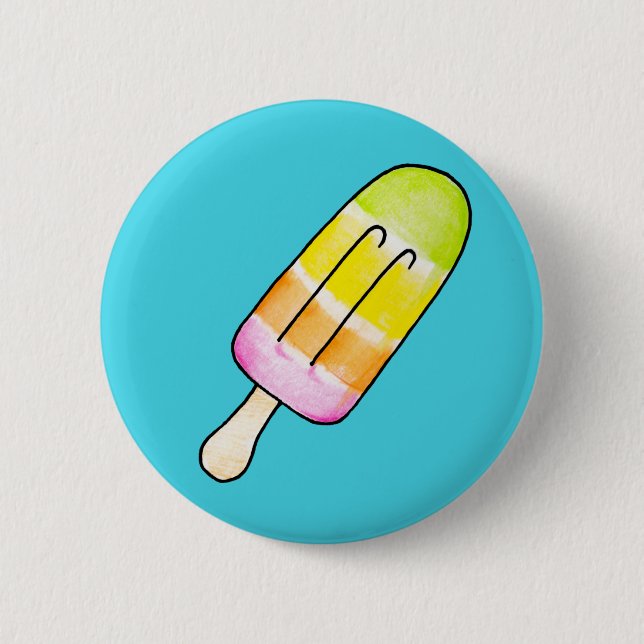 Badge Rond 5 Cm Popsicle (Devant)