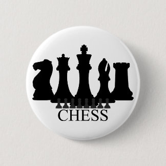 Badge Rond 5 Cm Porte - clé de pièces d'échecs