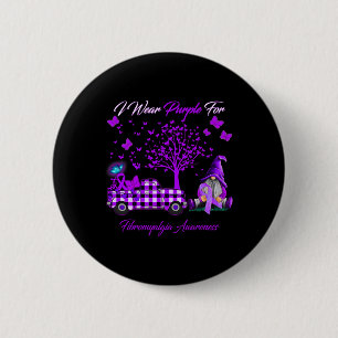 Badge Rond 5 Cm Porter Violet Pour Les Cadeaux De Sensibilisation