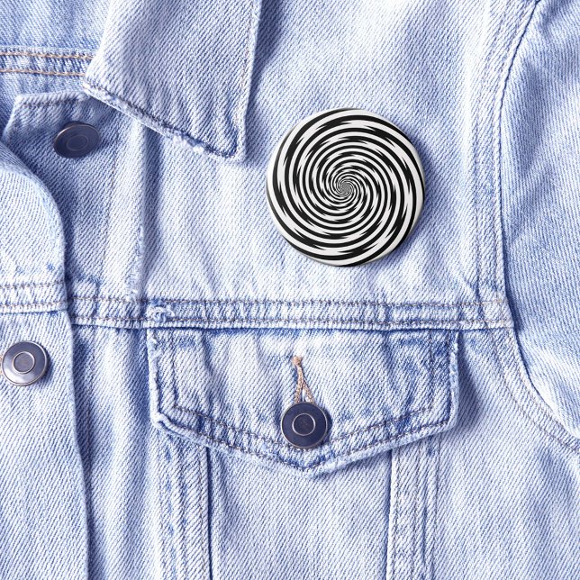 Badge Rond 5 Cm Portez le mystère de l'hypnose spirale (Embrace the fun and let your personality shine with this magic pin! )