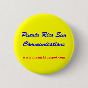Badge Rond 5 Cm Porto Rico Sun Communications