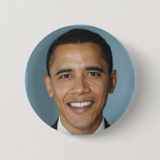 Badge Rond 5 Cm Portrait de Barack Obama