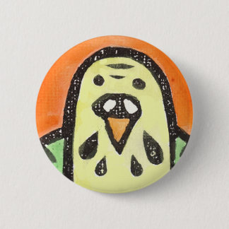 Badge Rond 5 Cm Portrait de perruche