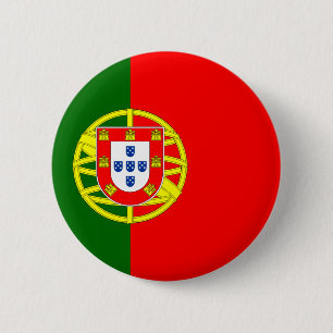 Badge Rond 5 Cm Portugal flag Round Button