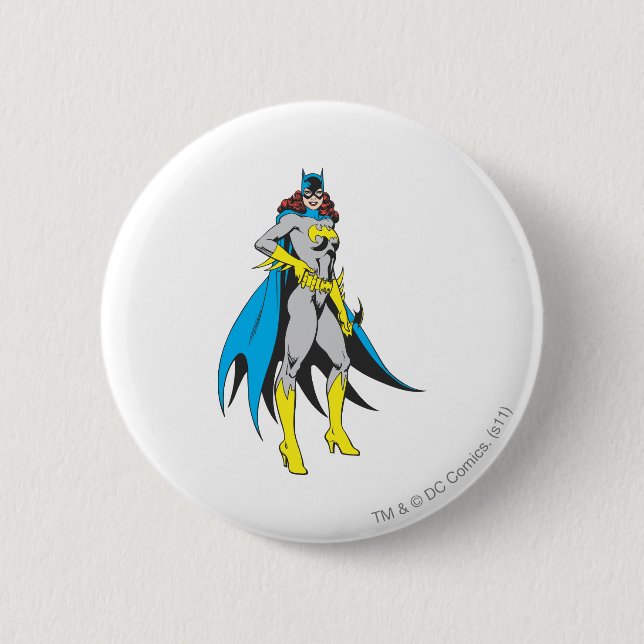 Badge Rond 5 Cm Poses Batgirl (Devant)